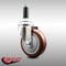 Service Caster 4 Inch 316SS Maroon Polyurethane Wheel Swivel 7/8 Inch Expanding Stem Caster SCC-SS316EX20S414-PPUB-MRN-78 - alternate 2